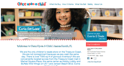 Desktop Screenshot of onceuponachildjensenbeach.com